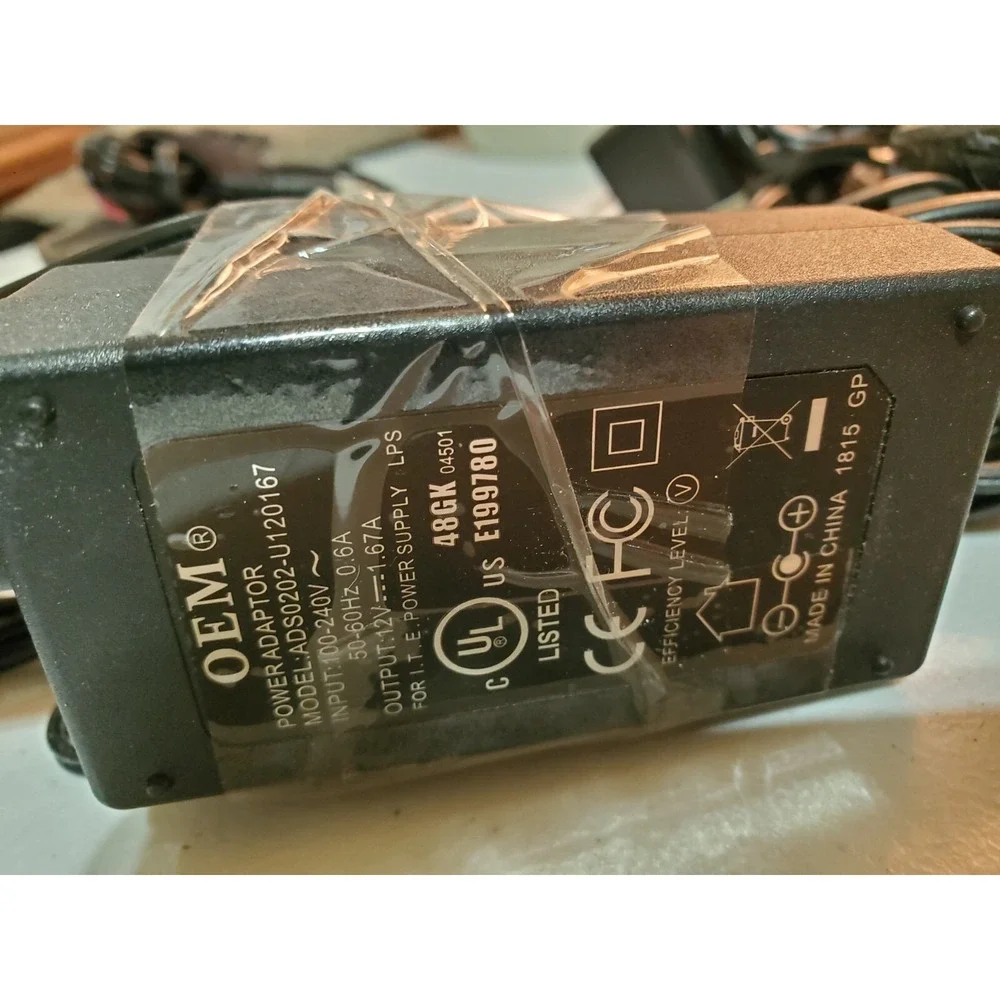 Lot Of 9 Original AC Adapter Power Supply Misc All Black